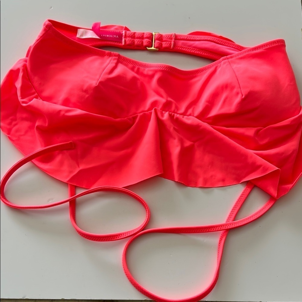 Victoria's Secret Bright Pink Bikini Top - Size: SP - EXCELLENT CONDITION